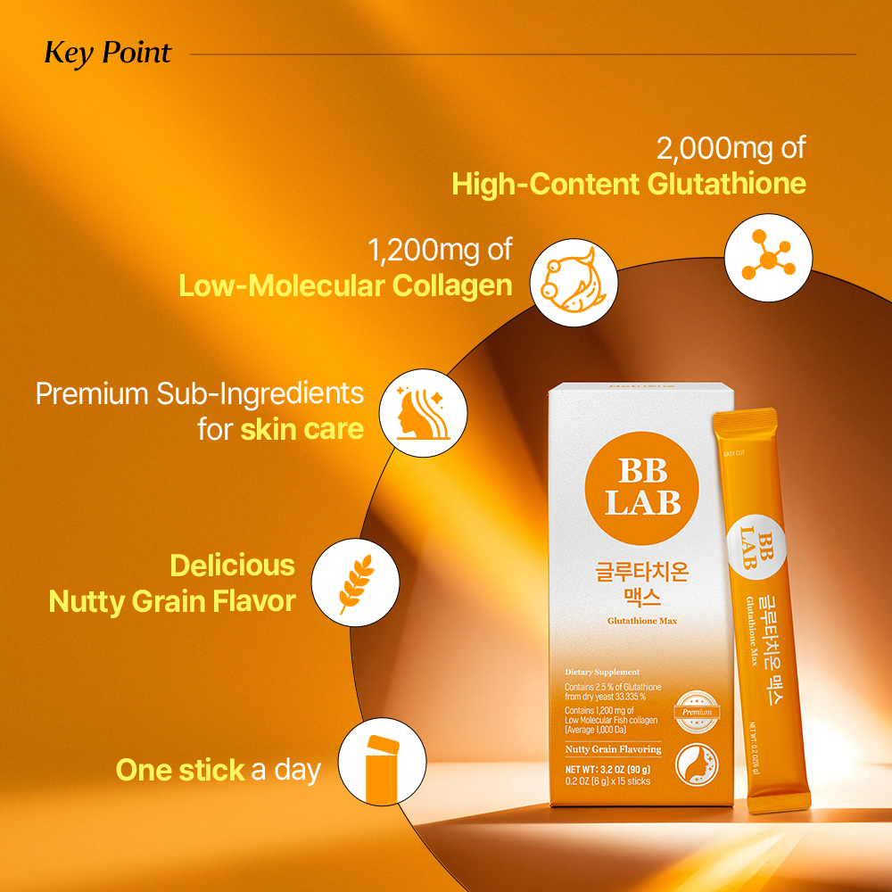 BB LAB Glutathione Max 6g*15sticks Nutrione Global BB LAB Glutathione Max 6g*15sticks Nutrione Global