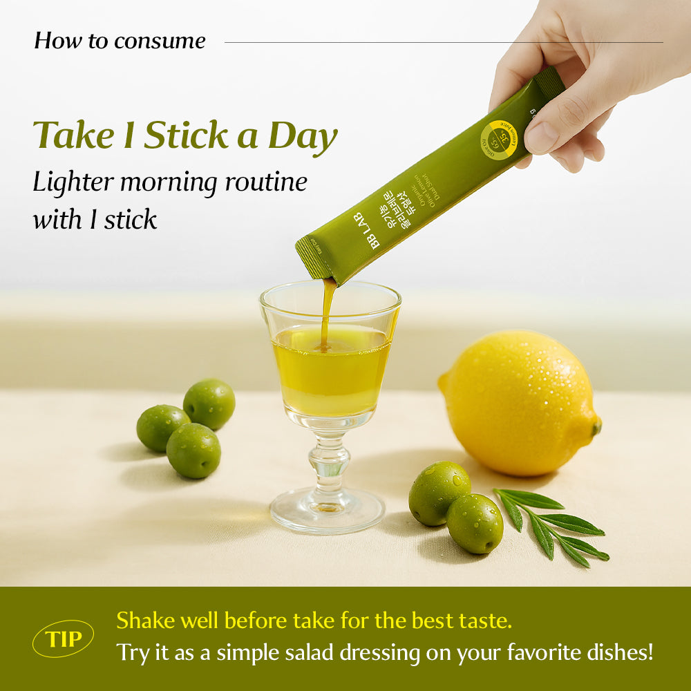(Bundle) Extra Virgin Olive Oil 65% + Lemon 35% Dual Shot (20g*20sticks)