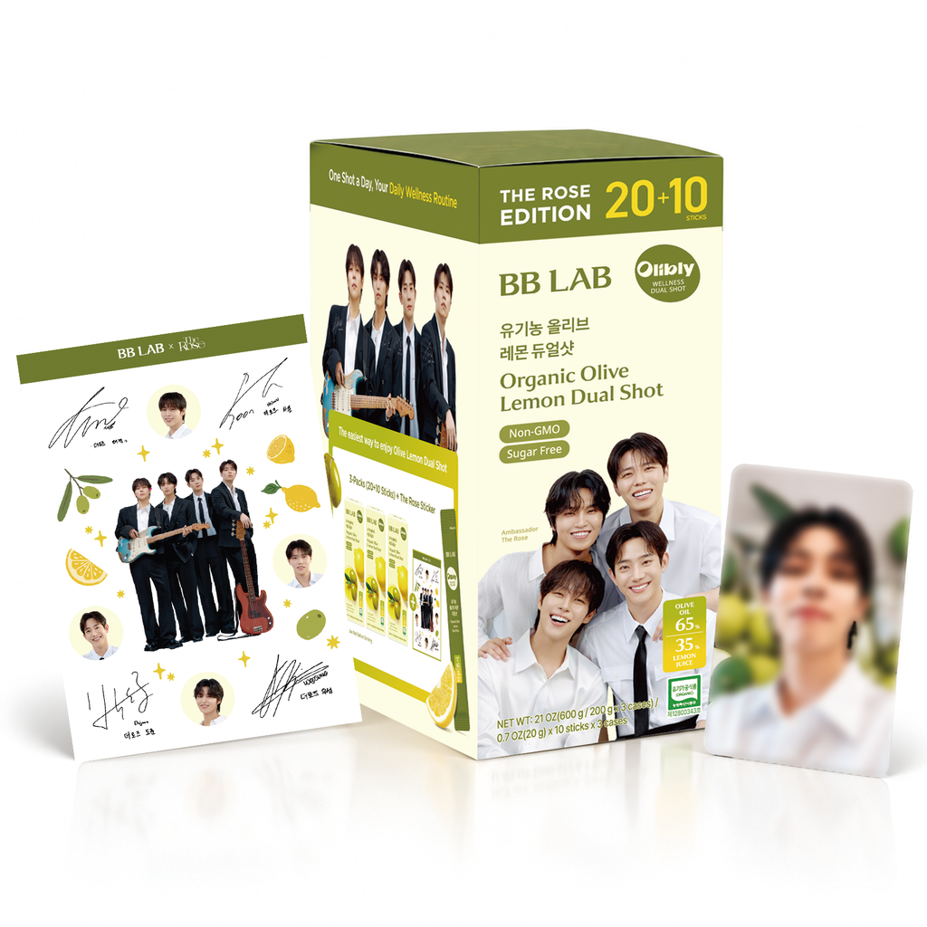 (The Rose Edition) Extra Virgin Olive Oil 65% + Lemon 35% Dual Shot (20g*30sticks) - Limited Stocks