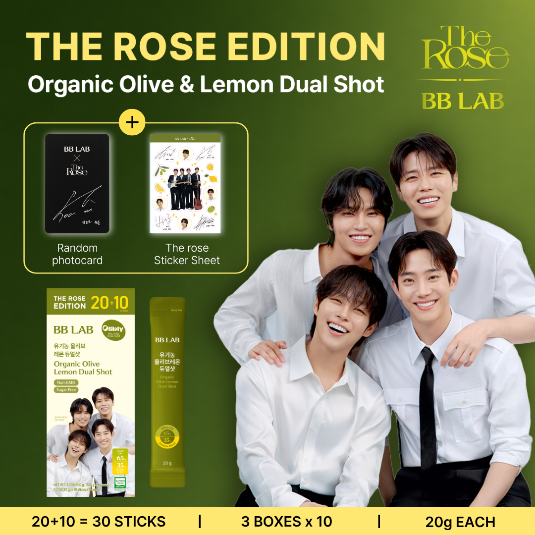 (The Rose Edition) Extra Virgin Olive Oil 65% + Lemon 35% Dual Shot (20g*30sticks) - Limited Stocks