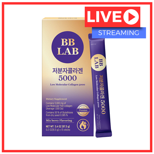 [Live Limited] BB LAB Low Molecular Collagen 5000 6.5g x 15Sticks