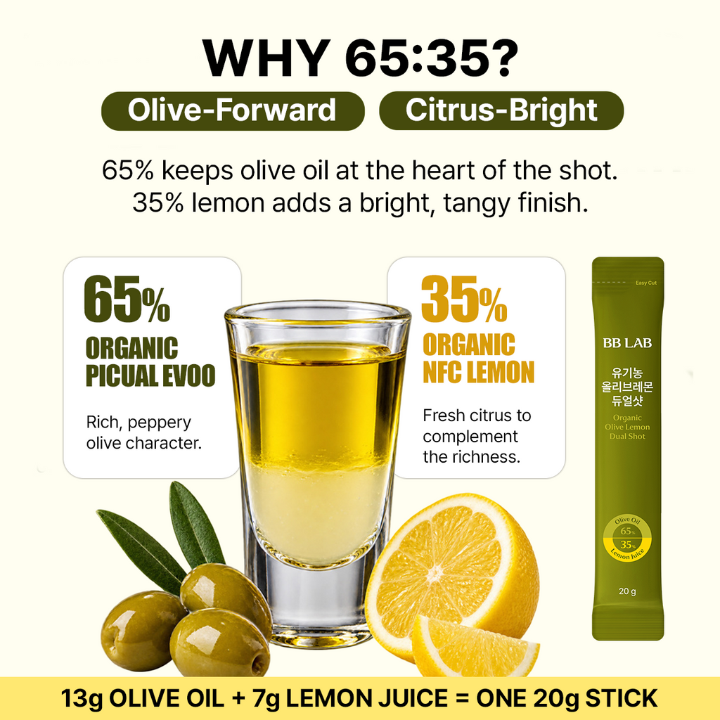 (The Rose Edition) Extra Virgin Olive Oil 65% + Lemon 35% Dual Shot (20g*30sticks) - Limited Stocks