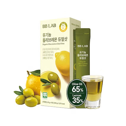 [65:35] Organic Olive & Lemon Dual Shot, Cold-Pressed Extra Virgin Olive Oil & NFC Lemon Juice