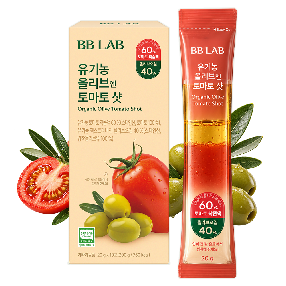 [40:60] Organic Olive & Tomato Dual Shot, 40:60 Ratio, Spanish Picual EVOO & Tomato